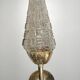 Applique métal doré et verre 1970