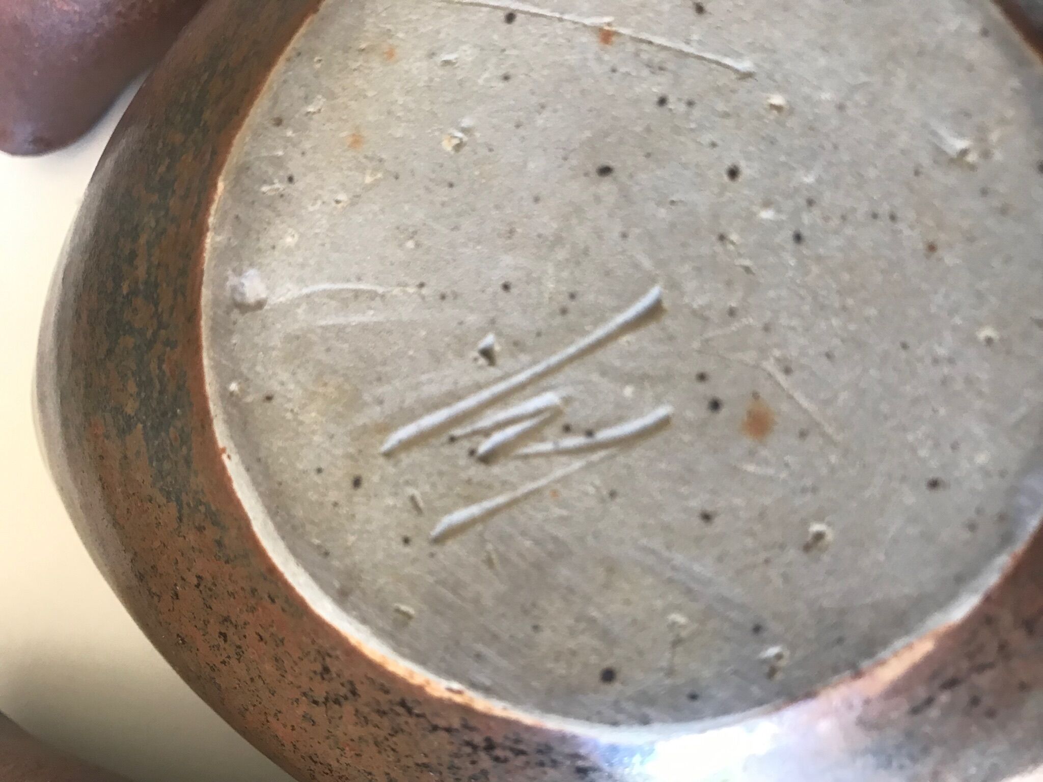 Lot of 6 cups ceramic sandstone by Jacques Lacheny