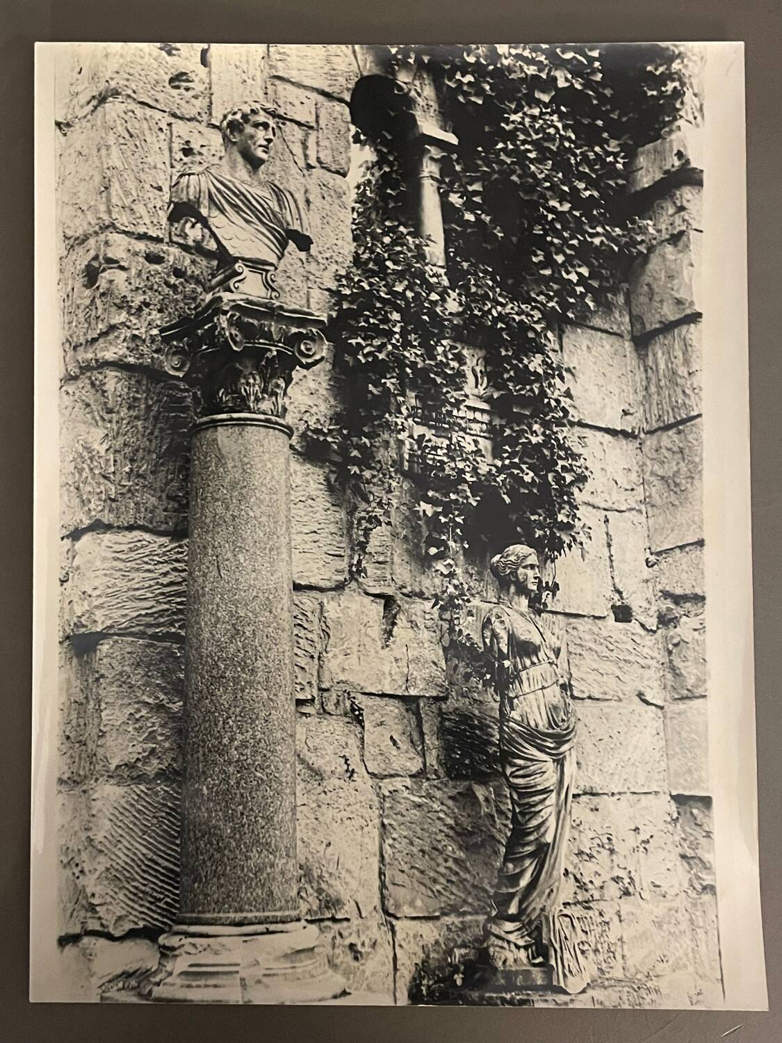 Large black and white silver photograph from the 20th century