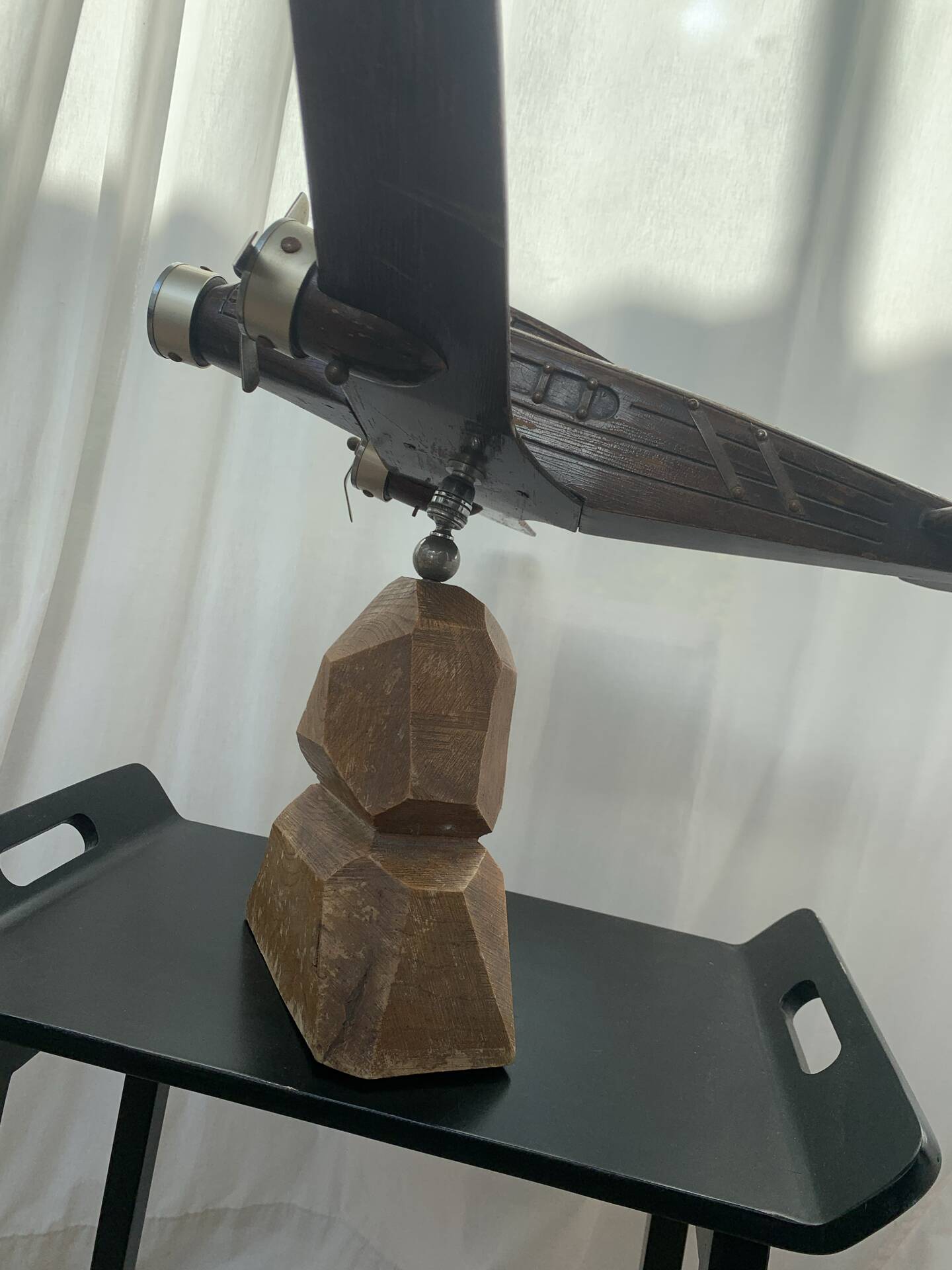 Wooden airplane