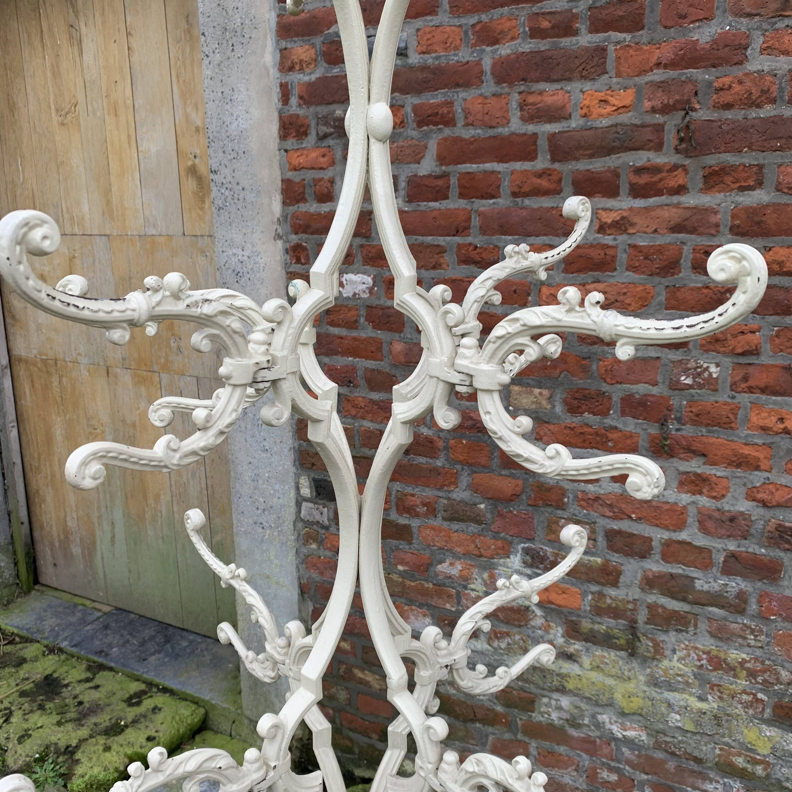 Cast iron coat and umbrella rack 1900