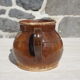 Sandstone pot with handle
