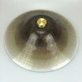 70s XL Peill & Putzler ceiling lamp glass
