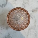 Small pink glass bowl