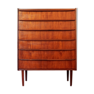 6 Scandinavian teak drawers