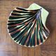 Hand-painted seashell trinket dish
