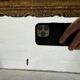 Superb antique mirror with a gilded frame – Maison Lebrun Paris (since 1847)