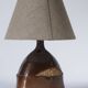 unique vintage ceramic lamp from the 70s