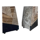 Art deco marble bookend