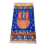 Decorative midcentury rug