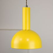 Vintage yellow metal lamp