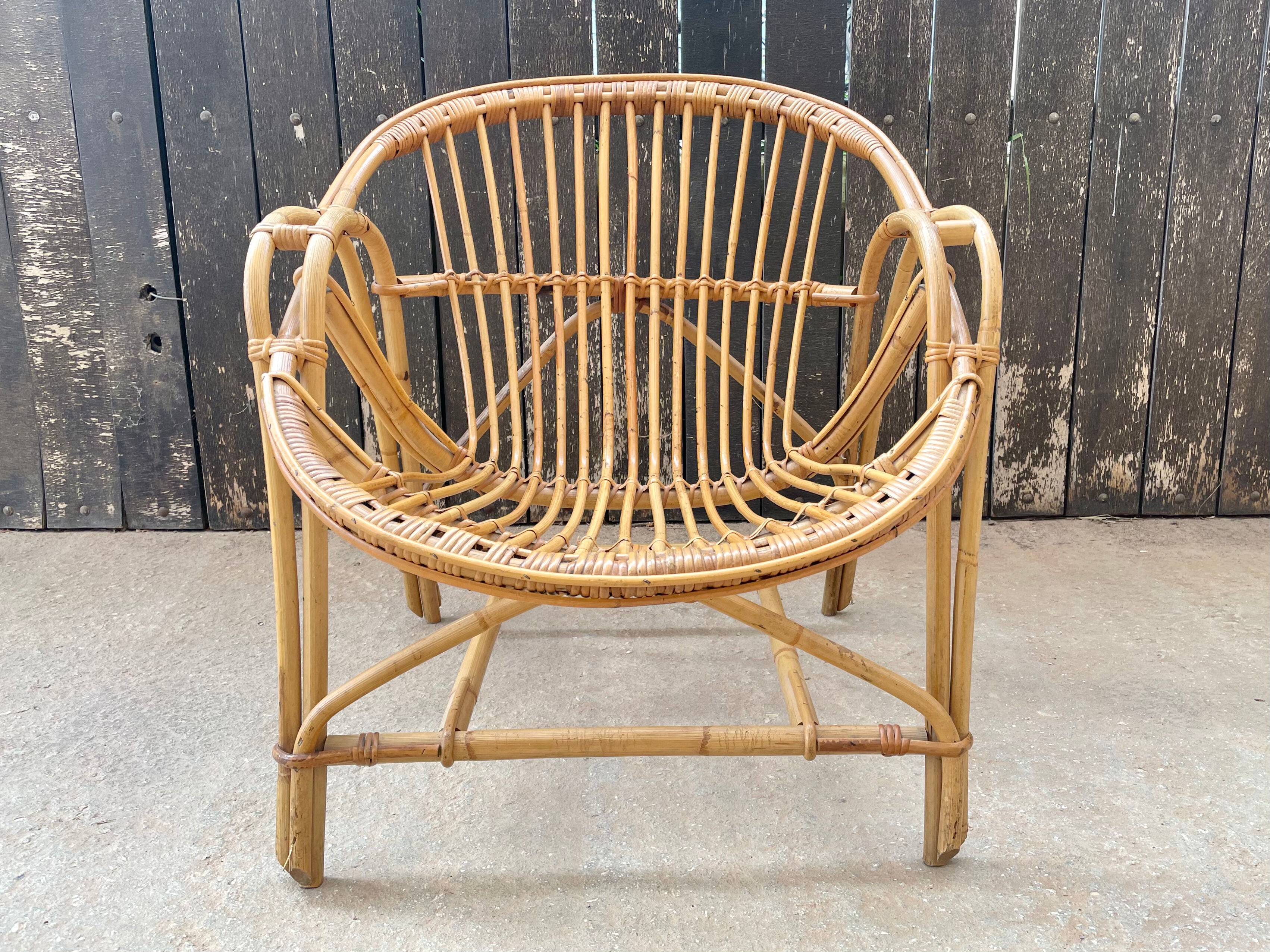 Armchair basket 60's