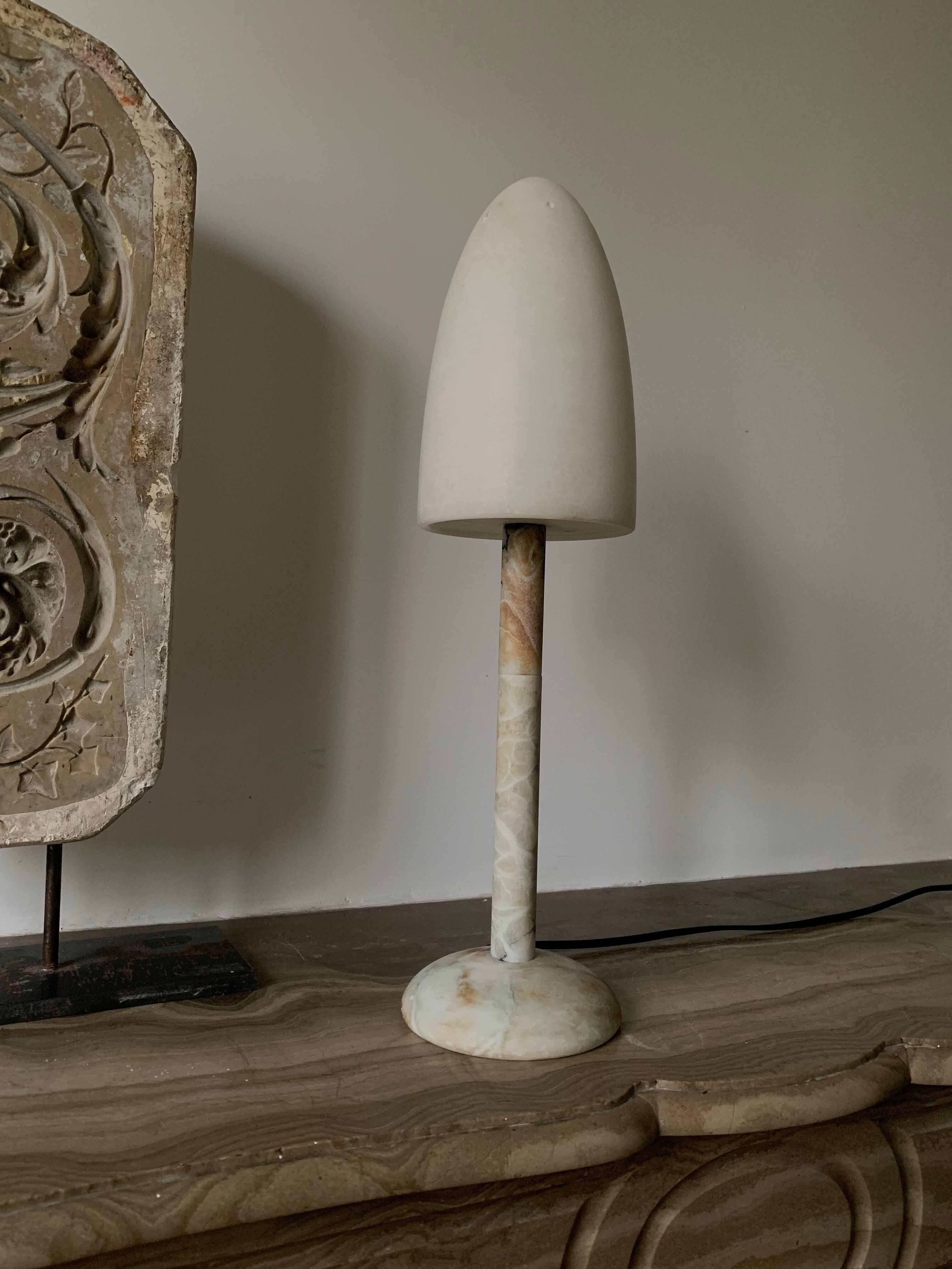 Alabaster lamp