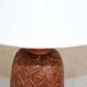 Pineapple wooden lamp with fabric shade 650mm