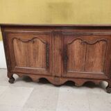Bahut bas ancien enfilade boIs massif