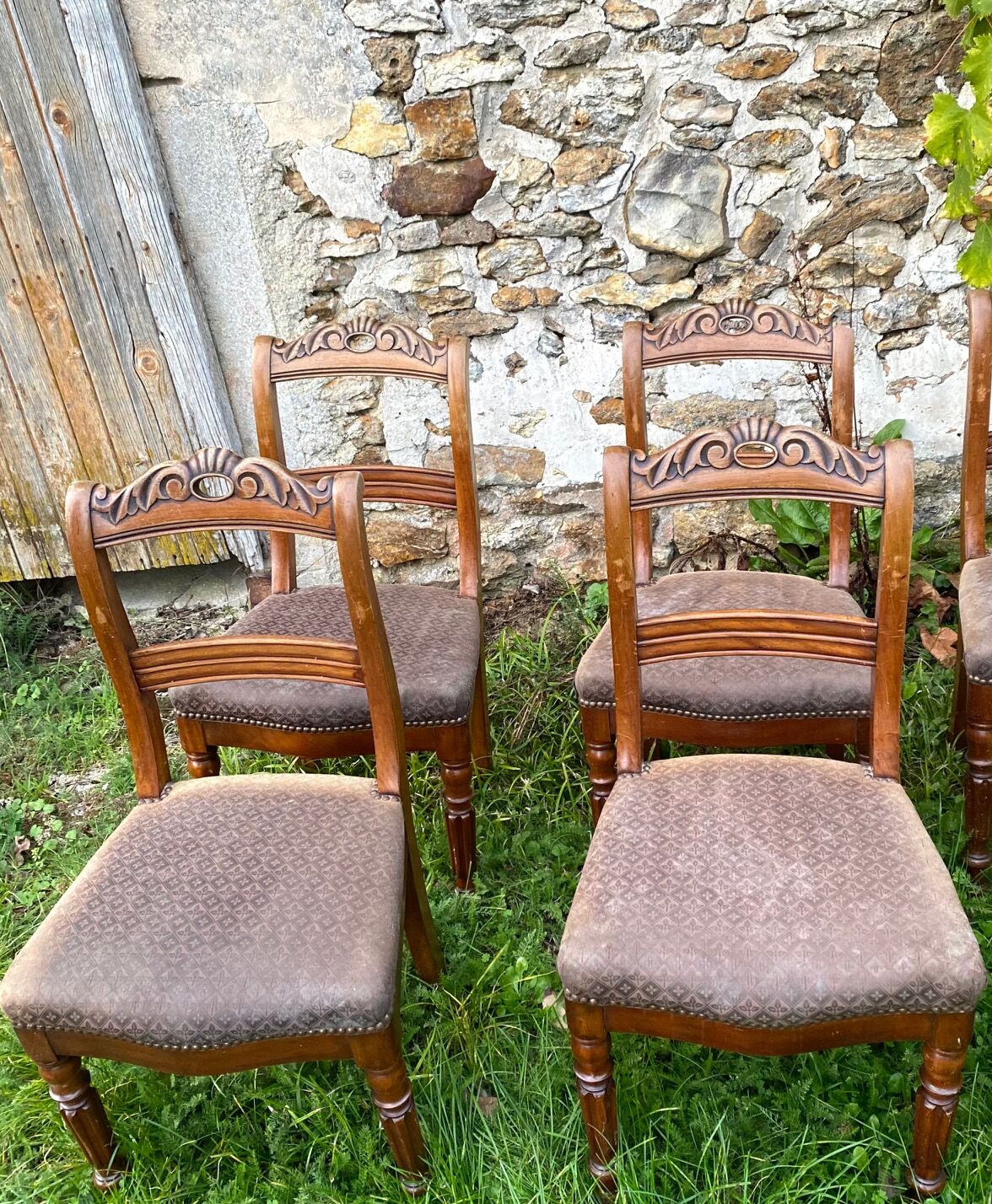 Louis Philippe style chairs