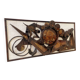 Henrik Horst 1970s brutalist metal wall sculpture
