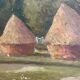Tableau vue de Palaiseau J.Ansel 1955