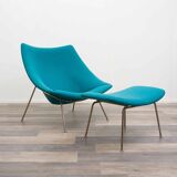 Oyster armchair with ottoman by Pierre Paulin for Artifort