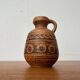 East German pottery vase from the mid-century GDR by Strehla Keramik, 1960s.