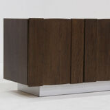 Vintage brutalist sideboard 1970s