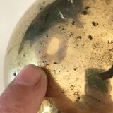 1950 metal and brass ashtray