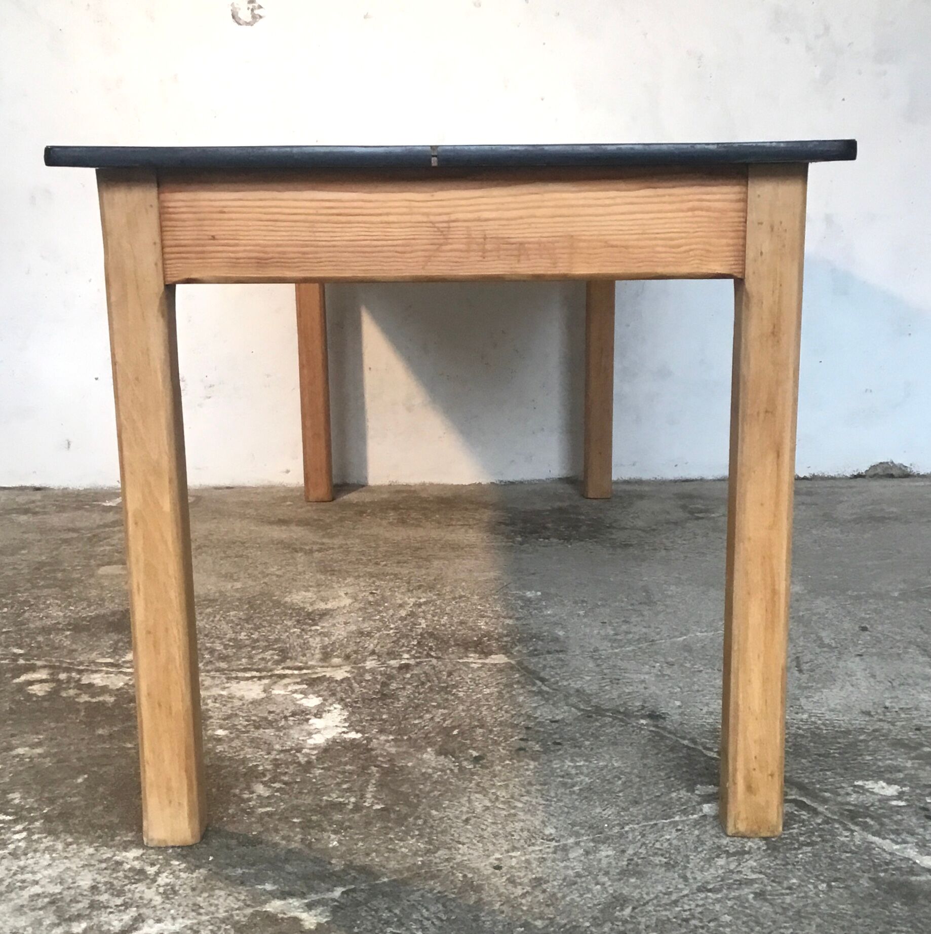 Farmhouse table with formica top 200 cm - 1950