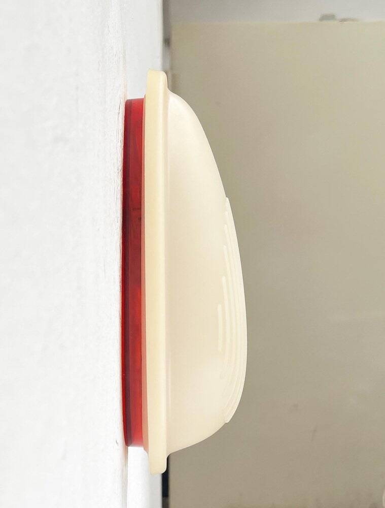 Postmodern Italian silicone wall lamp model Drop 1 by Marc Sadler for Arteluce, 1990s.