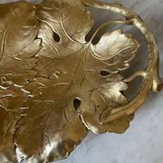 Solid brass fruit bowl