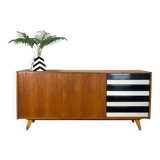 U460 sideboard with black/white drawers, Jiří Jiroutek