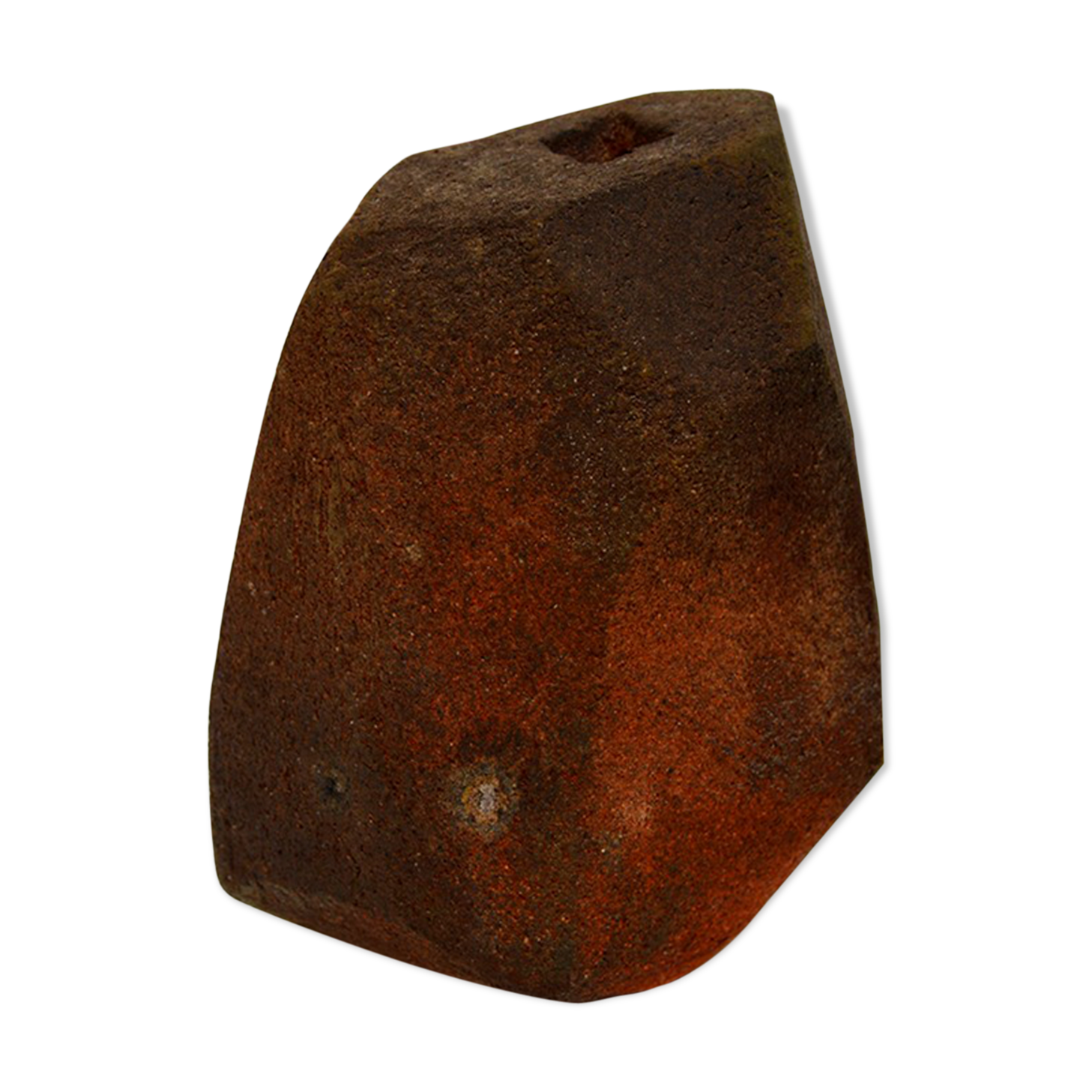 Sandstone sculptural vase