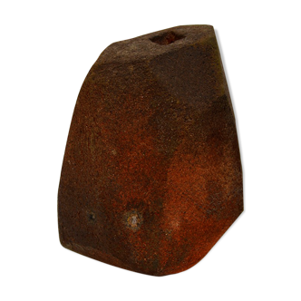 Sandstone sculptural vase