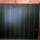Tableau ancien d'école française à quadrillage authentique pour craie