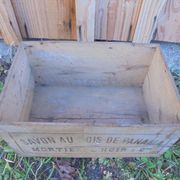 Caisse en bois savon au bois de panama mortier l'hoir