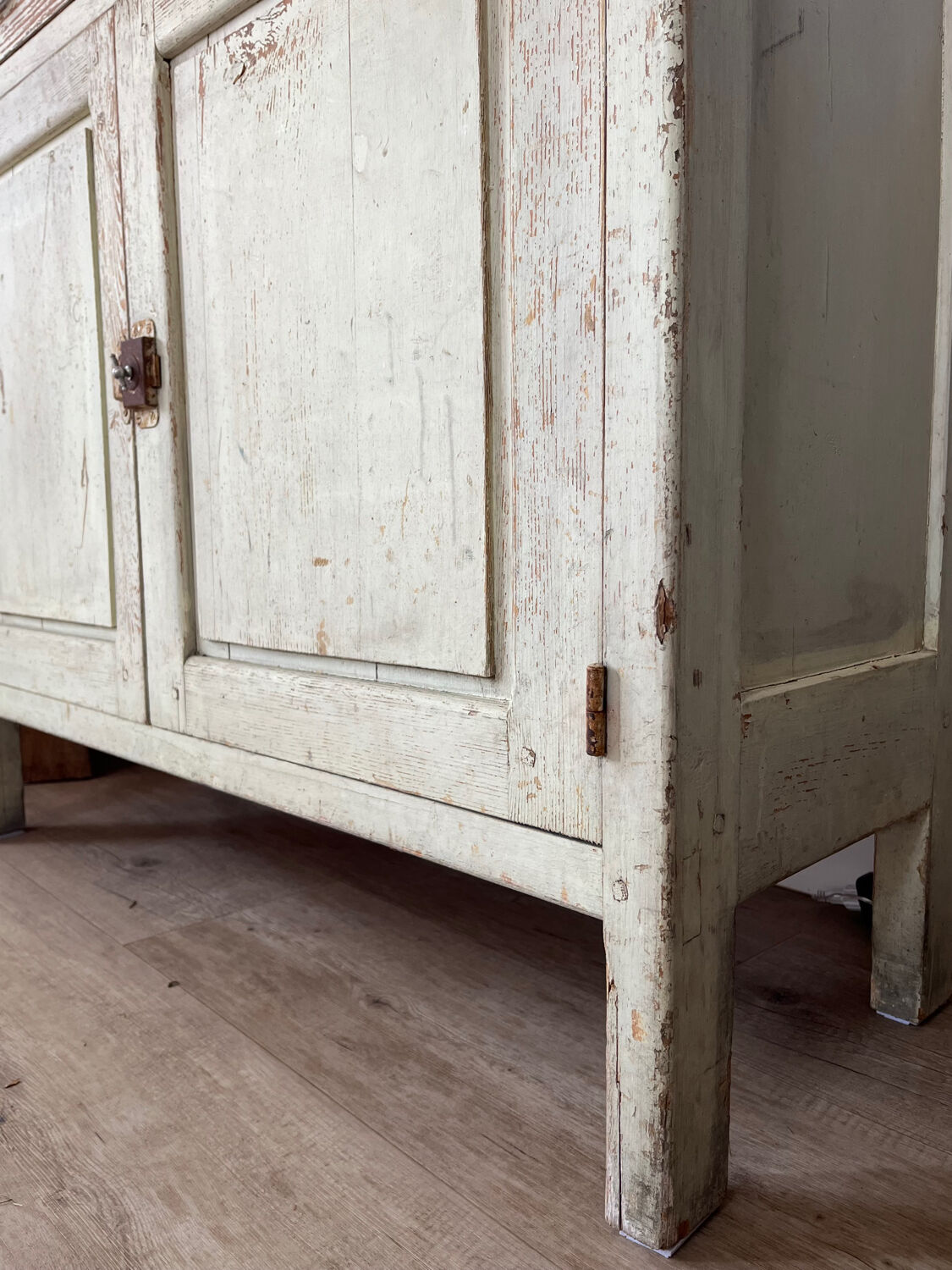 Buffet, dresser, pantry in patinated wood
