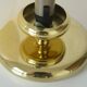 Pair of vintage gold bedside lamps desk lights from 80s retro table lights