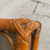 Side table, rattan