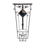 Wardrobe Coat rack art Deco wrought iron 1930