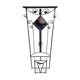 Wardrobe Coat rack art Deco wrought iron 1930