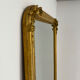 Large Napoleon III mirror with wooden gilded frame, 19th century, 200 cm.