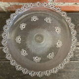 MASSERINI BAROCCO Fruit Bowl Molded Glass Vintage Beaded Row #D