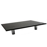 Large Black Coffee Table by B&B Italia / C&B Italia, 1980s