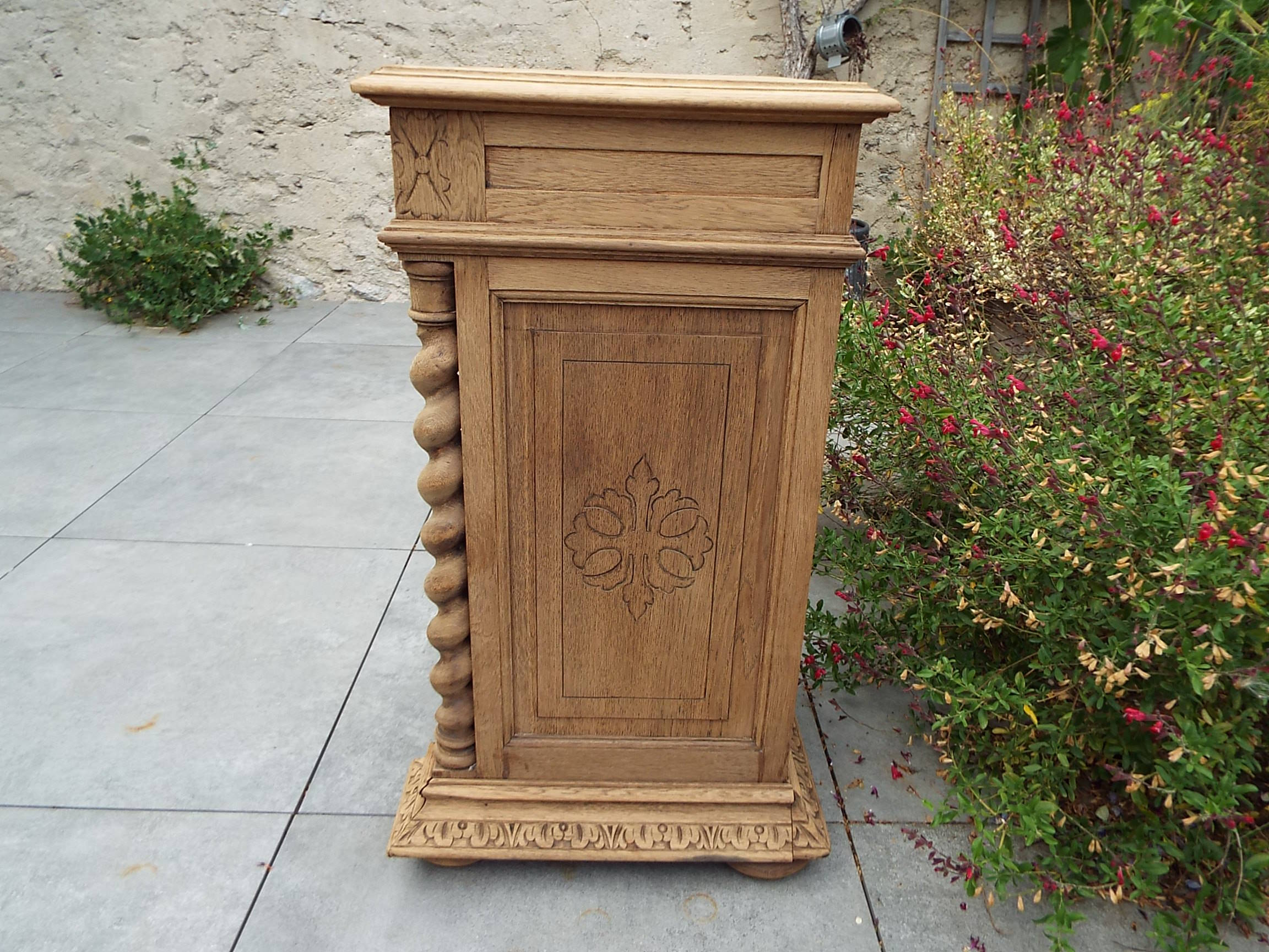 Neo-Renaissance bedside table