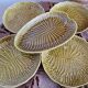 Assiettes Gien fleurs de lotus