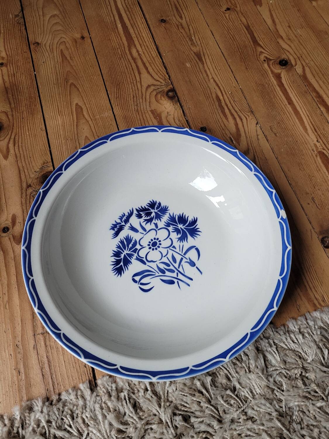 Large hollow dish Annecy de Lunéville