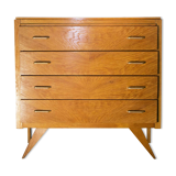 60s dresser, compass foot, light oak