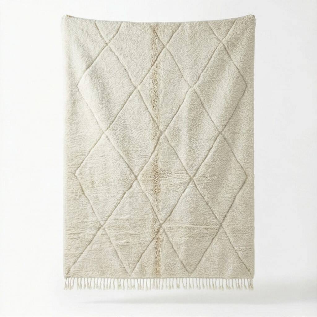 Grand tapis marocain à losanges 300x400 cm