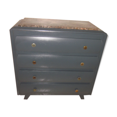 Commode vintage a pieds compas