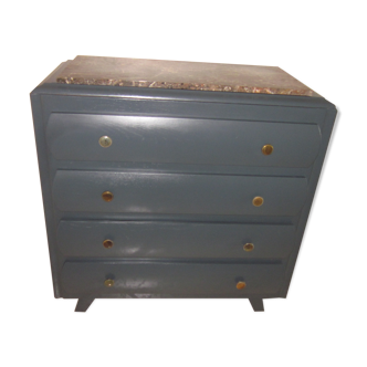 Commode vintage a pieds compas