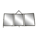19th century triptych barber mirror